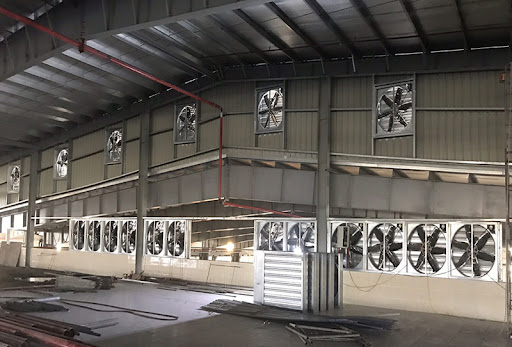 Lắp đặt thông gió nhà xưởng